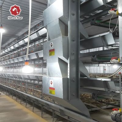 Battery Cage System for Layers Automatic Poultry Equipment Chicken Egg Farm Solution